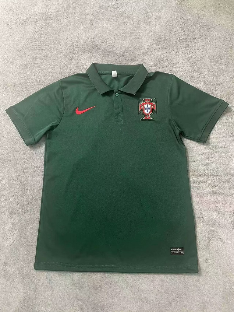 AAA Quality Portugal 24/25 Green Polo Shirts